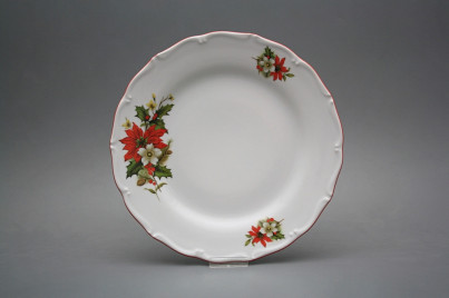 Flat plate 25cm Verona Poinsettia CCL č.1