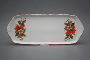 Tray square 37cm Verona Poinsettia DCL