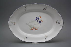 Oval dish 40cm Verona Geese FML