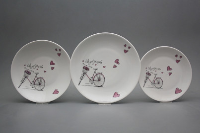 Plate set Coup Bicycle 24-piece BB č.1