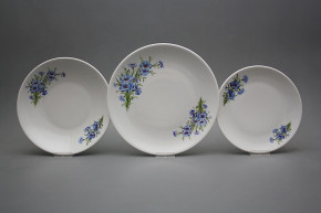 Plate set Coup Cornflowers 24-piece DBB
