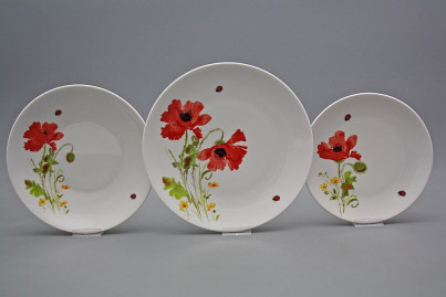 Plate set Coup Poppy 36-piece BB č.1