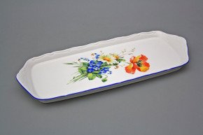 Tray square 37cm Verona Field flowers IAL