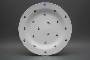 Flat round dish 31cm Verona Meadow flowers Sprays BML