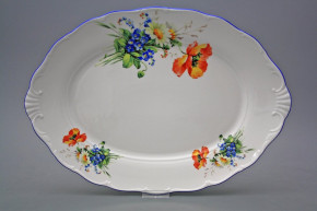 Oval dish 40cm Verona Field flowers CAL