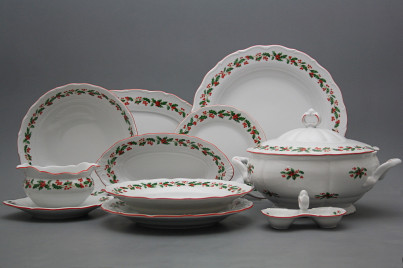 Dining set Verona Christmas holly 26-piece KCL č.1