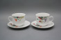 Coffee set Opal Flowering meadow 15-piece HBB č.8