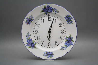 Plate clock Rose Forget-me-not AAL č.1