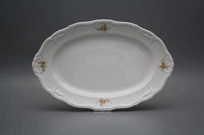 Oval dish 32cm Marie Louise Tea roses EBB č.1