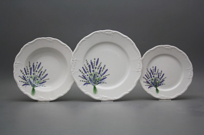 Plate set Marie Louise Lavender 24-piece HBB č.1