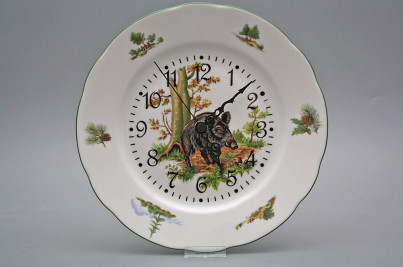 Plate clock Rose Wild boar FZL č.1