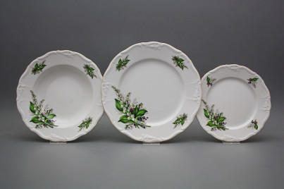 Plate set Marie Louise Lilies of valley 36-piece EGL č.1