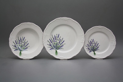 Plate set Marie Louise Lavender 18-piece HFL č.1