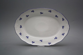 Oval dish 32cm Verona Blue roses AML