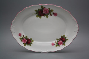 Oval dish 36cm Verona Elizabeth rose CRL