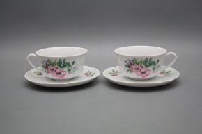 Cup low 0,18l with saucer Rose Country lane BB