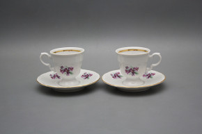 Cup 0,07l with saucer Marie Louise Sweet violets GL