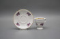 Cup 0,07l with saucer Marie Louise Sweet violets GL č.2
