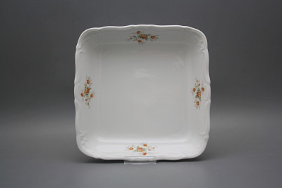 Dish square 25cm Marie Louise Tea roses EBB č.1