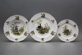 Plate set Ofelia Gamekeepers 36-piece FHL