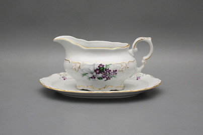 Sauceboat 0,4l with saucer Marie Louise Sweet violets GL LUX č.1