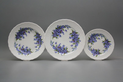 Plate set Opera Forget-me-not 12-piece CBB č.1