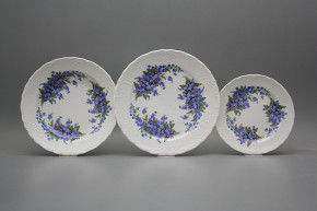 Plate set Opera Forget-me-not 24-piece CBB