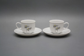 Cup high 0,1l with saucer Opal Daisy BB