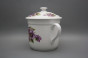 Mug with 2 handles and lid Pansy BB č.2