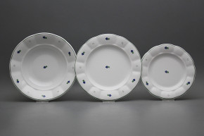 Plate set Benedikt Retro Blue 12-piece
