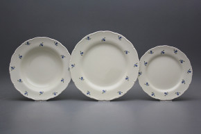 Plate set Ofelia Ivory Forget-me-not Sprays 24-piece ABB