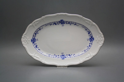 Oval dish 32cm Marie Louise Royal Blue PL č.1