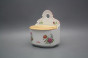 Wall box for sugar with wooden cover Meissen bouquet CL č.2