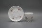 Coffee cup 0,15l and saucer Opera Pink roses BB č.2
