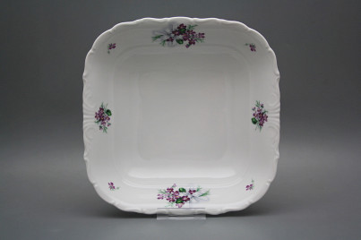 Dish square 24cm Verona Sweet violets KBB č.1