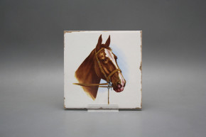 Set of tiles Forli Blanco 15x15cm Horses 4-piece
