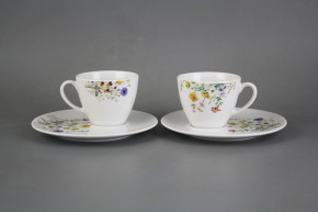 Cup 0,15l with saucerX Isabelle Flowering meadow Pattern B HBB