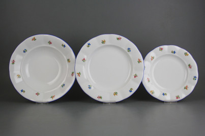 Plate set Benedikt Flower sprays 12-piece AAL č.1