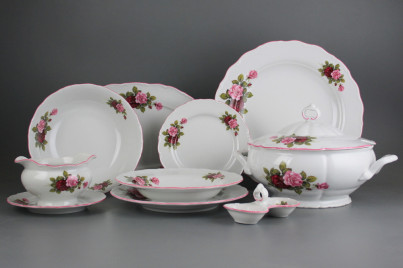 Dining set Verona/Ofelia Elizabeth rose 26-piece CRL č.1