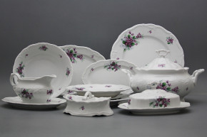 Dining set without butter dish Marie Louise Sweet violets 26-piece KBB