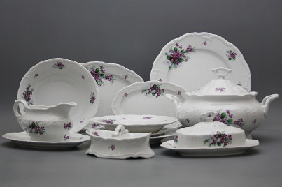Dining set without butter dish Marie Louise Sweet violets 26-piece KBB č.1