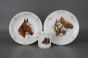 Dinning set Horses VARIOUS MOTIVES BB č.3