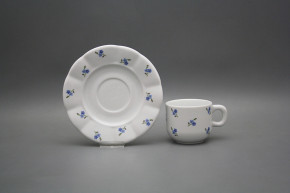Cup 0,2l with saucer Benedikt Forget-me-not Sprays BB