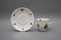 Coffee cup 0,18l and saucer Ofelia Christmas Tree CL č.2