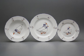 Plate set Rose Geese 24-piece FML