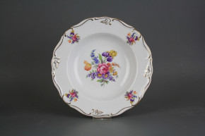 Deep plate 23cm Maria Louise Bouquet with irises GGL LUX