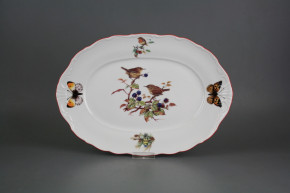 Oval dish 32cm Verona Birds GCL
