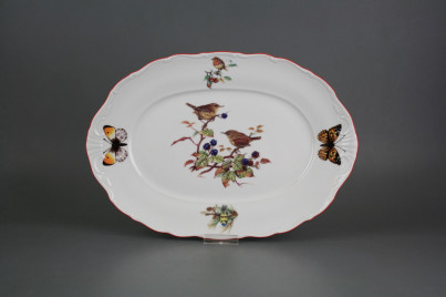 Oval dish 32cm Verona Birds GCL č.1