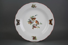 Flat round dish 31cm Verona Birds GCL