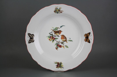 Flat round dish 31cm Verona Birds GCL č.1